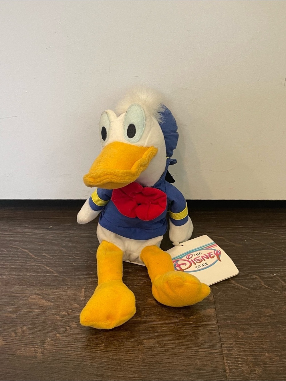 DONALD DUCK Vintage Mini Bean Bag Plush The Disney Store with Tag
